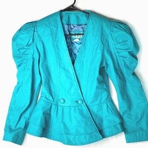 Vintage Rafaell Los Ángeles REAL leather  blazer